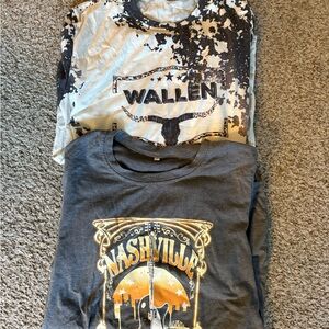 Womens Graphic T-Shirt - Black and White